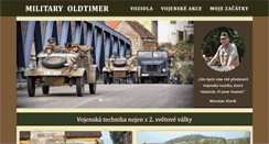 Desktop Screenshot of militaryoldtimer.eu